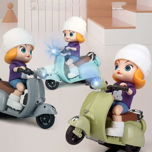 360?? Rotating Race Car Toy,electric children's toy car with bright lights(no doll)