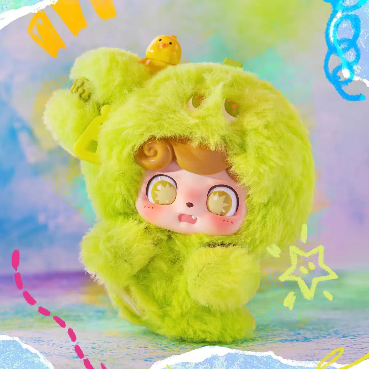 Q.kid Emotional Hairy Monsters