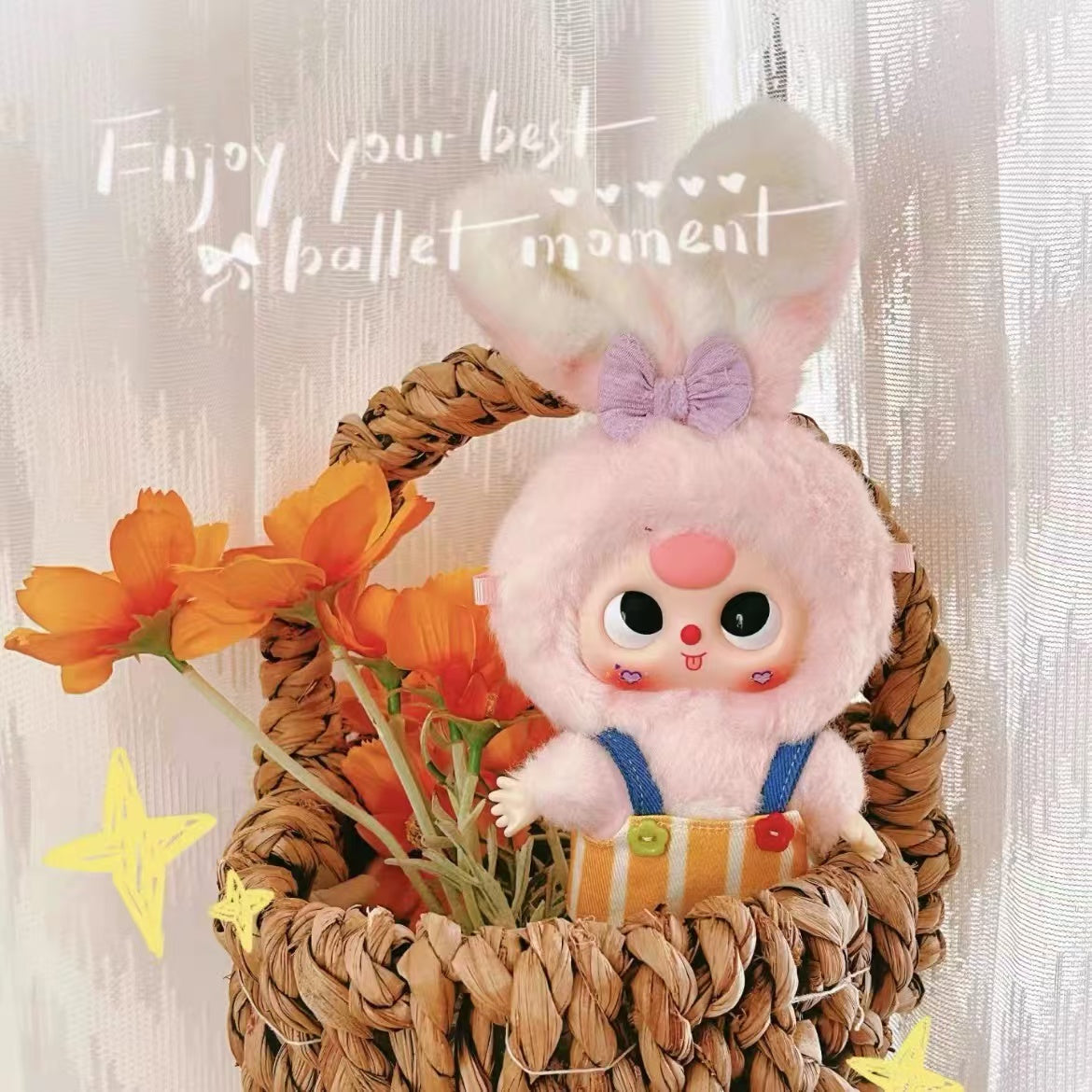 Baby Three Series Macaron Cute Bunny Plush Doll Blind Box