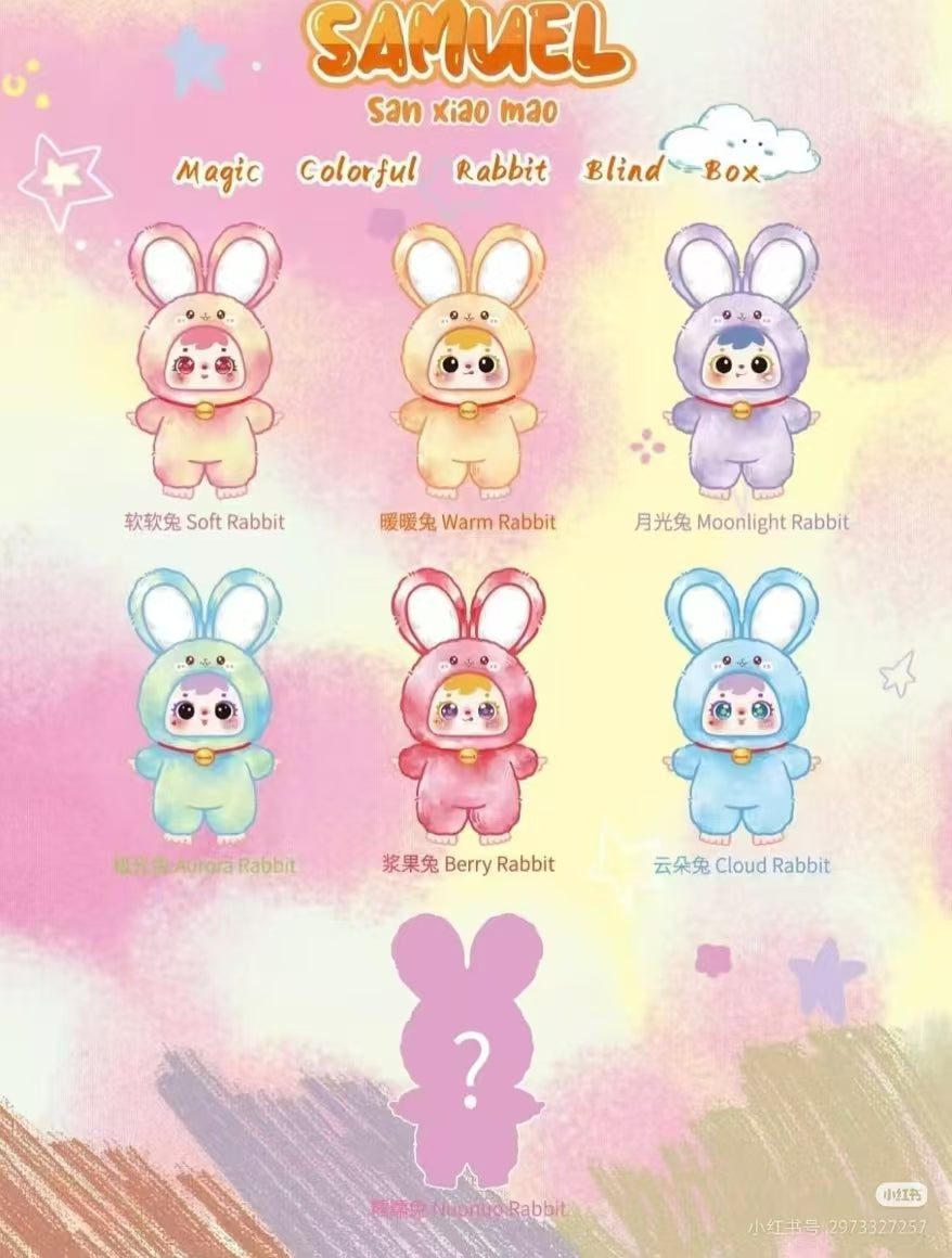 Samuel Magic Colorful Rabbit Blind Box